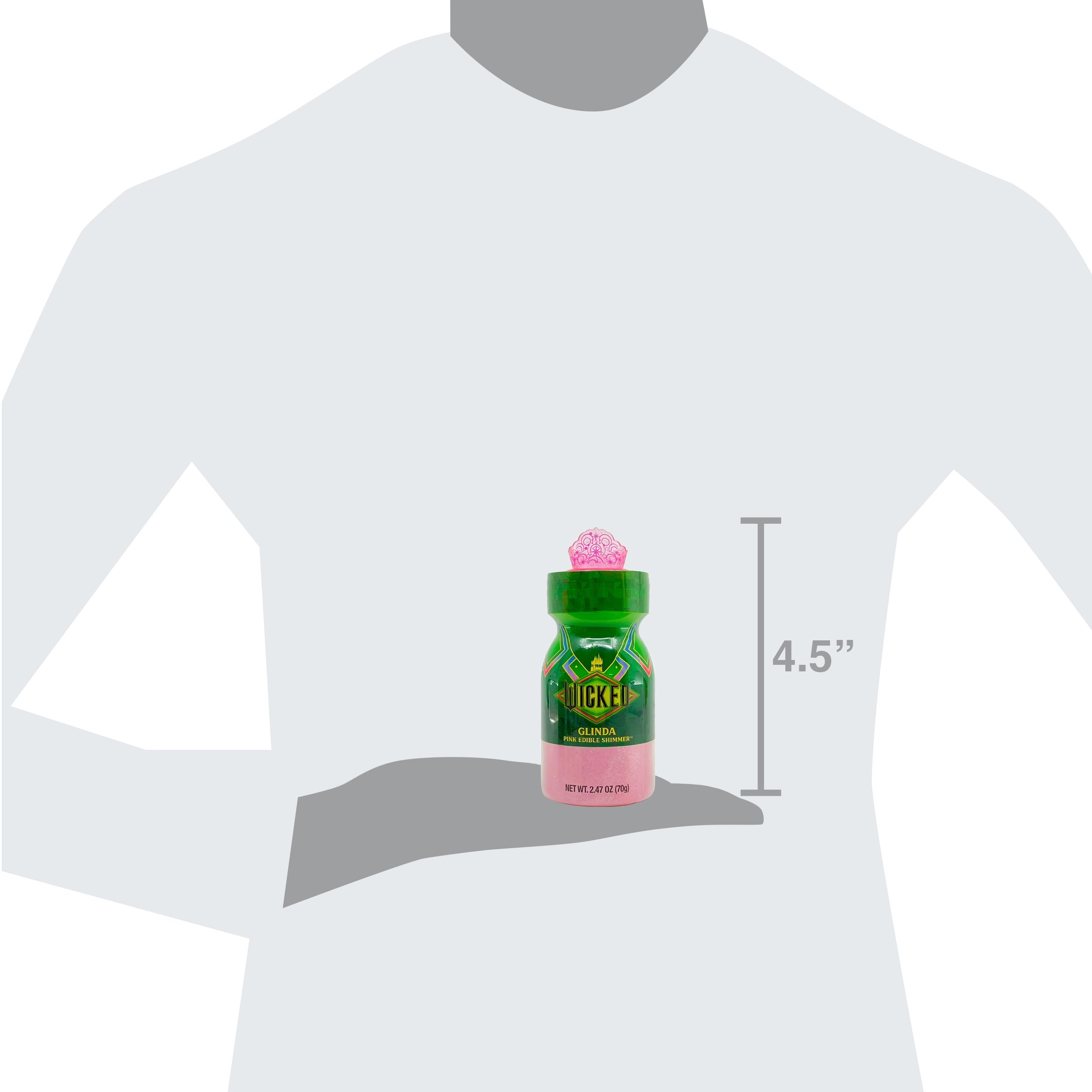 Wicked Glinda Pink Sparkle Dust, 2.47oz, Dessert Sprinkles