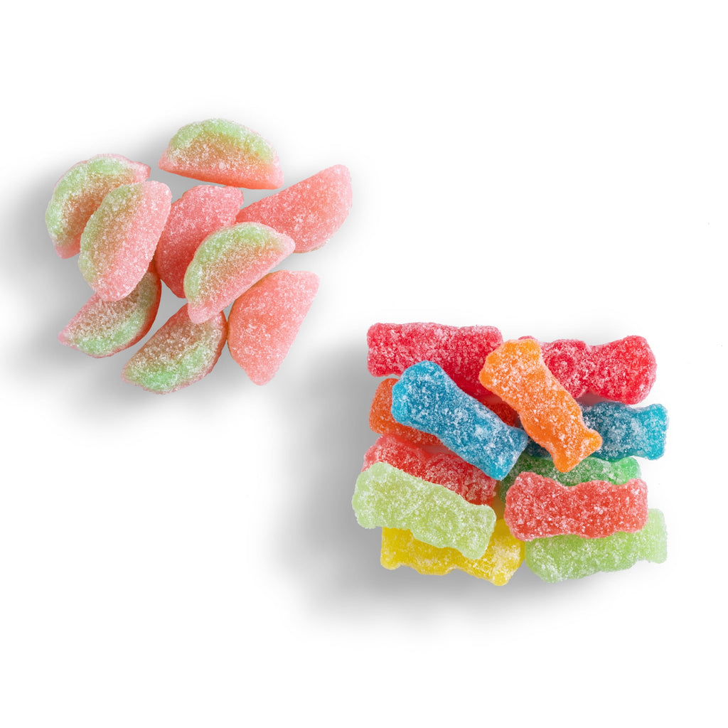 SOUR PATCH KIDS Original & Watermelon Halloween Candy Variety Pack, 40 Trick or Treat Bags