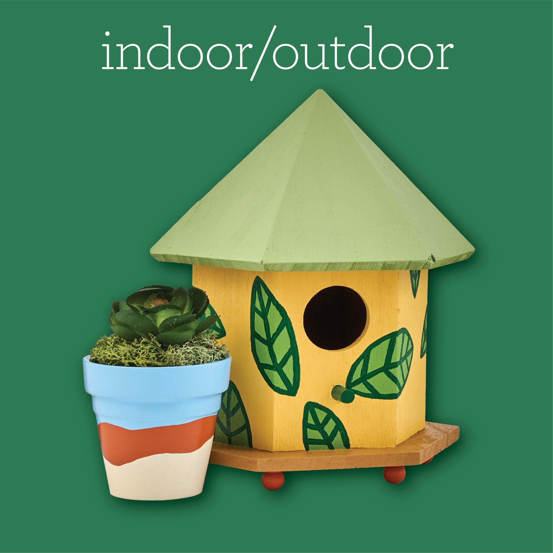 Apple Barrel Multi-Surface Acrylic Craft Paint Set, Nature Inspired, 2 fl oz, Satin Finish, 12 Piece