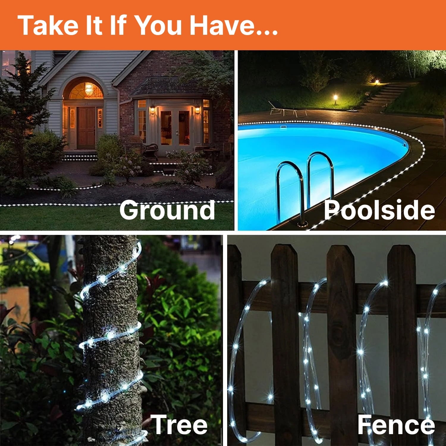 Solar Rope Lights Outdoor Waterproof 100LED Tube String Lights with USB Rechargeable Timer 8 Modes Dimmable Twinkle Fairy String Light for Trampoline Yard Pool Party Wedding Christmas