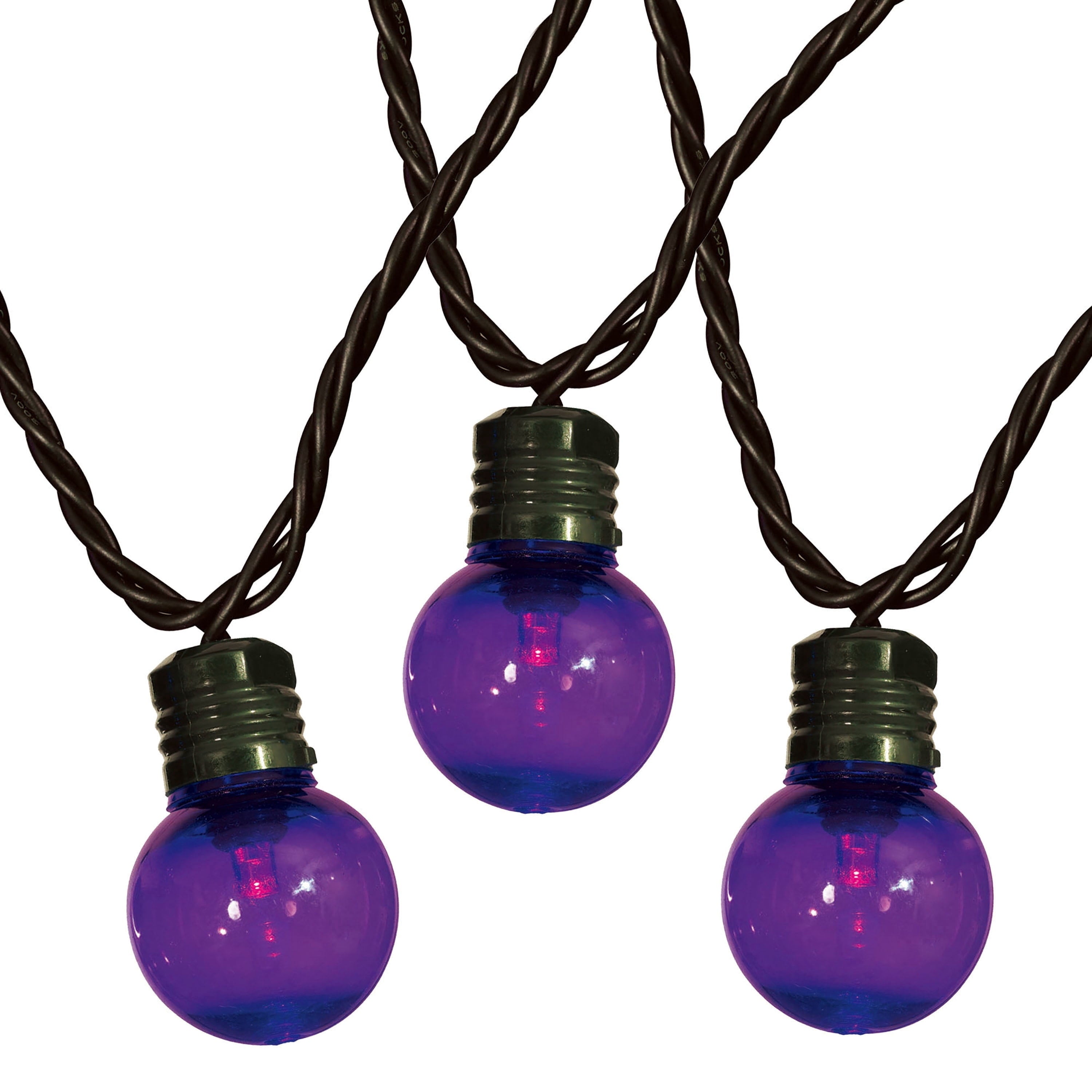 Indoor/Outdoor 70-Count LED G30 Globe String Lights, Multicolor, 21', Halloween by Way To Celebrate