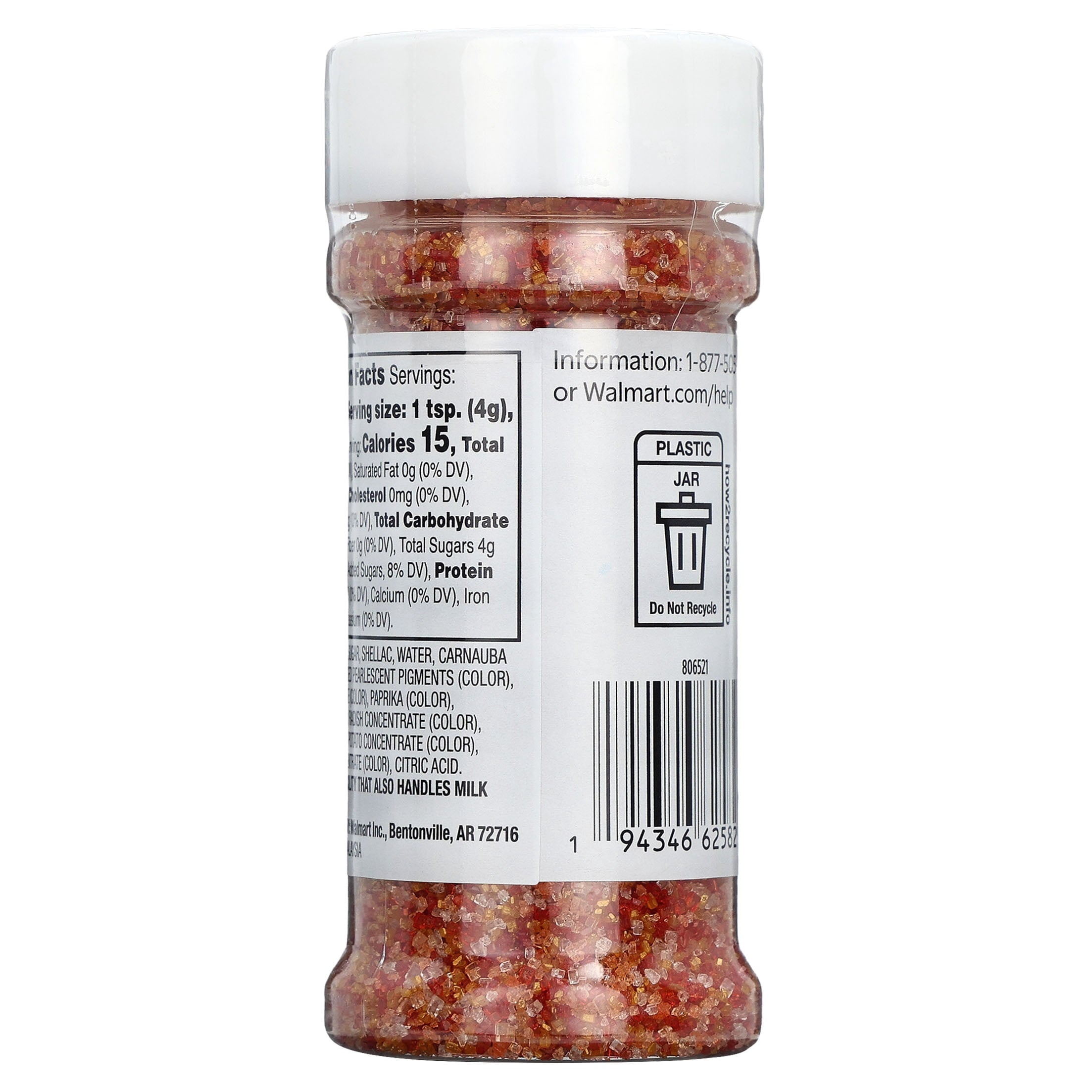 Great Value Harvest Sanding Sugar, 3 oz