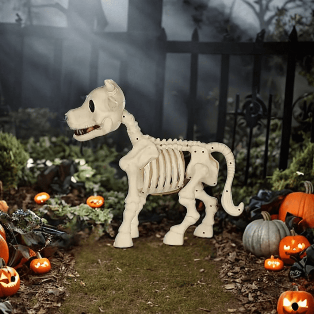 amlbb Halloween Decorations Outdoor Halloween Dark Terror Skeleton Decoration Props Set Up Ghost House Halloween Decor on Clearance