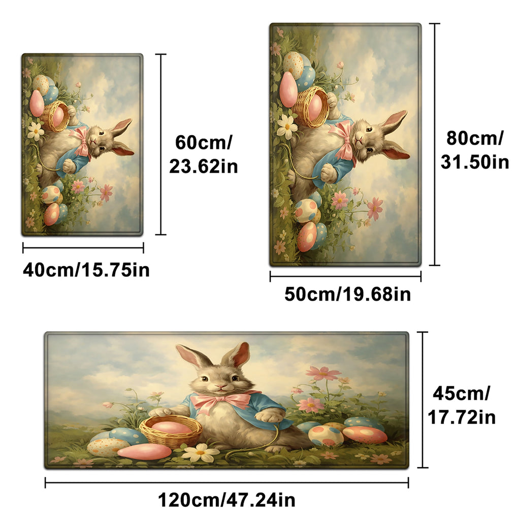 YIMEIS Halloween decoration Kitchen rugs Washable flannel Printed Area Rug and Mats DoorMats, bath mat,Autumn and Winter Festival Decoration-Halloween Undead 15.7'' x 23.6''