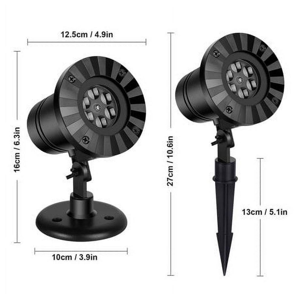 Led Christmas Lights Indoor Outdoor Projector Light 16 Patterns Rotating Projection Lampfor Halloween, Holiday, Party, Birthday Decoration