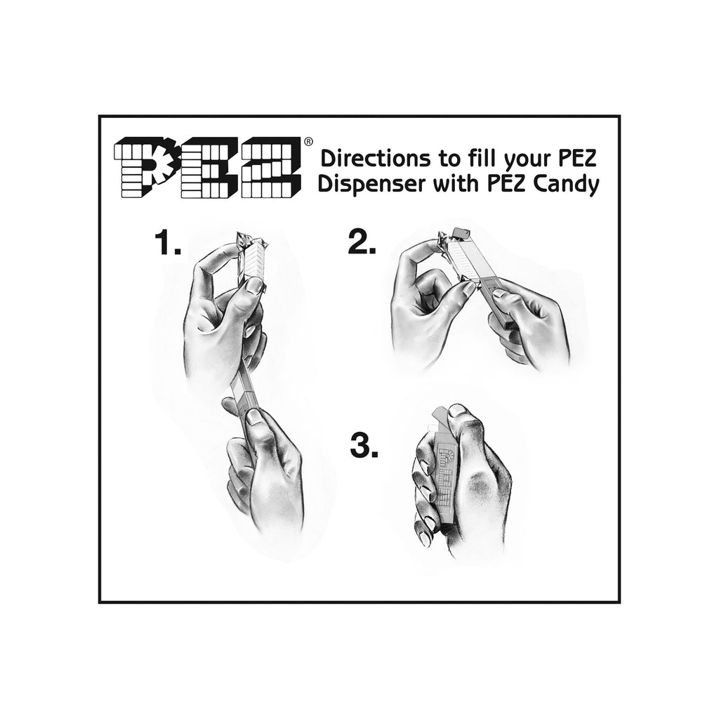 PEZ Halloween Party Bag, 12 Individually Wrapped Mini Candy Dispensers, Each With 1 Candy Refill