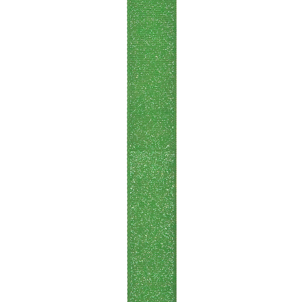 (3 pack) Offray Ribbon, Emerald Green 7/8 inch Grosgrain Glitter Polyester Ribbon for Sewing, Crafts, and Gifting, 9 feet, 1 Each