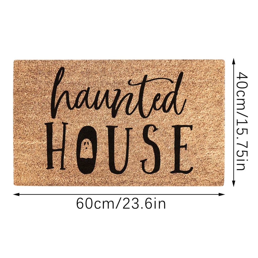 JLFNYA Halloween Rug,15.7*24inch Checkered Rug,Rug Halloween Fall Door Mat Cotton Washable Area Rugs Door Mat Outdoor Entrance for Front Porch Entryway Fall Farmhouse