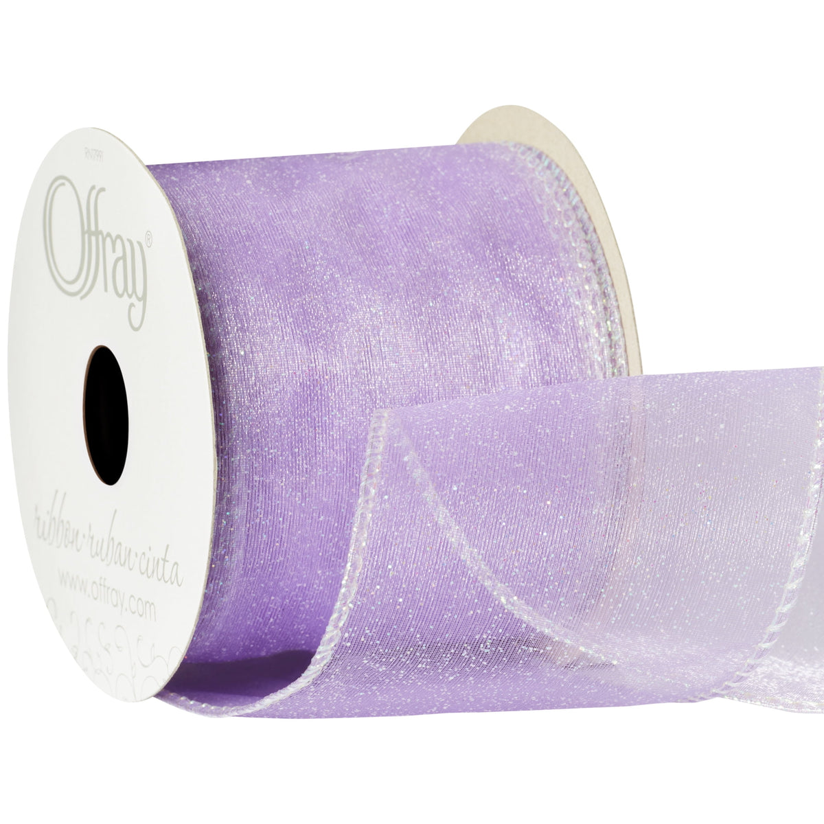 Offray 2.5" Wired Aqua Quest Ribbon, 1 Each