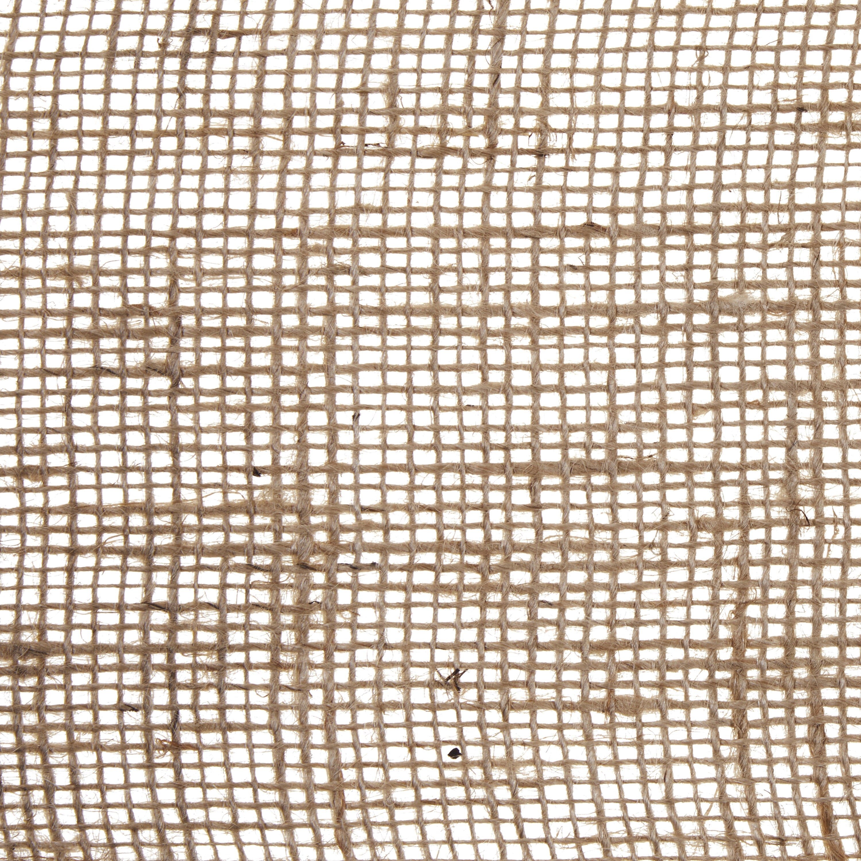 Love, Laugh, Craft Jute Naturalistic Needlework Fabric Precut Roll, 8" x 5-Yards, Natural