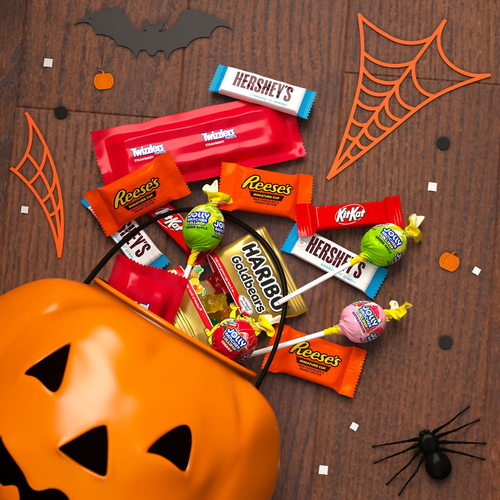 Hershey Assorted, Halloween Candy Bulk Bag, 55.33 oz (180 Pieces)