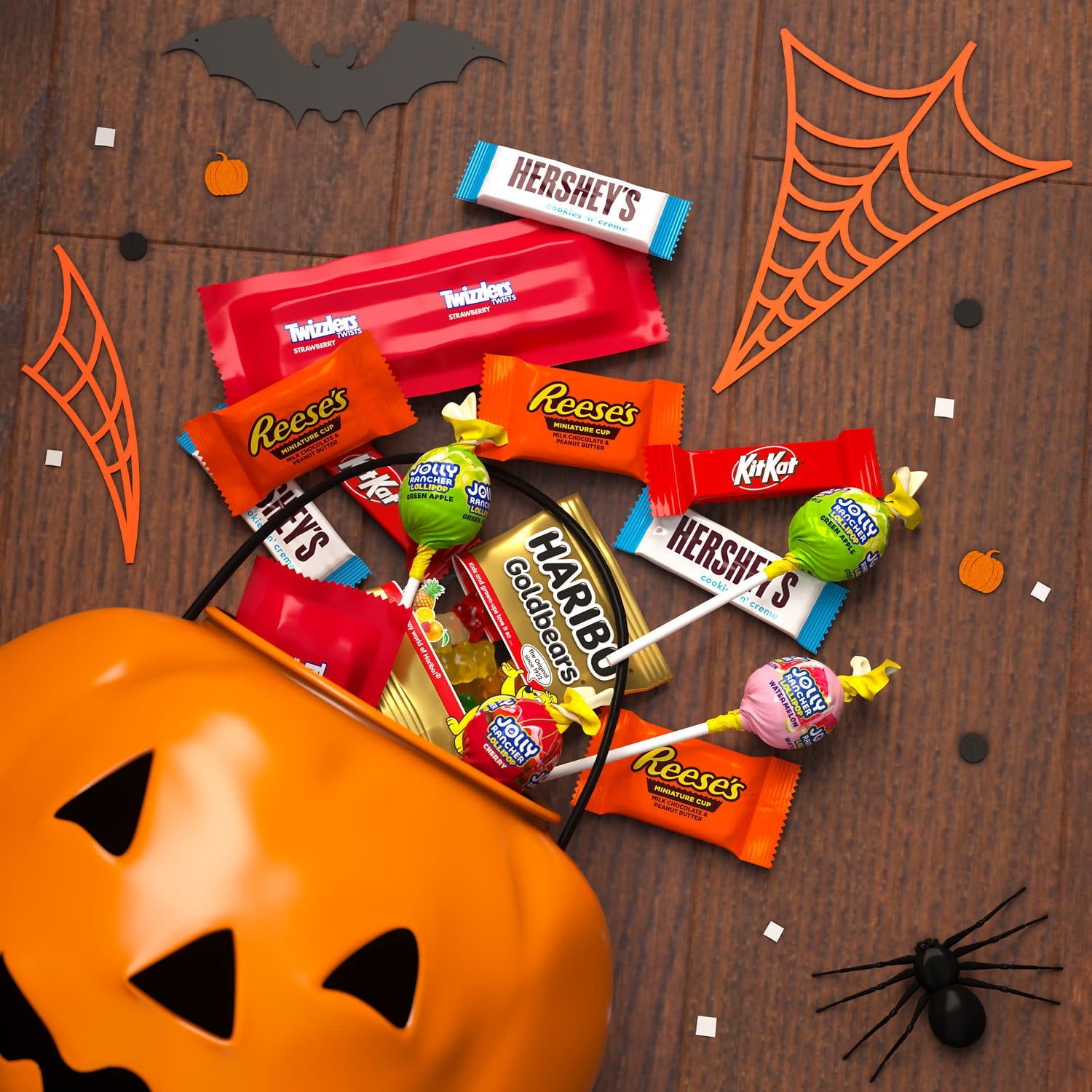 Hershey Assorted, Halloween Candy Bulk Bag, 55.33 oz (180 Pieces)