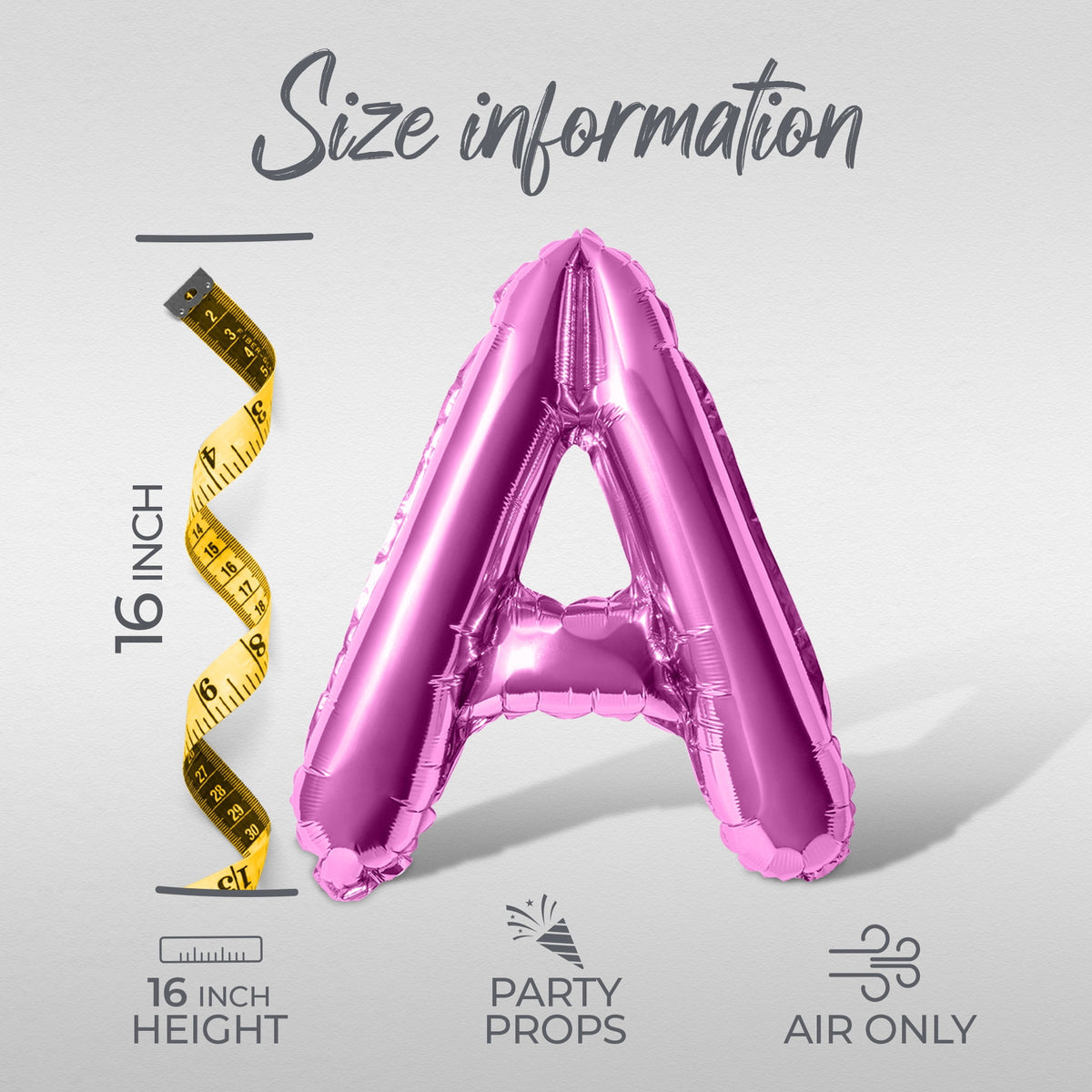 Letter Balloons - SPOOKY SZN 16" Inch Alphabet Letters Foil Mylar Balloon Halloween Party Banner (Green)
