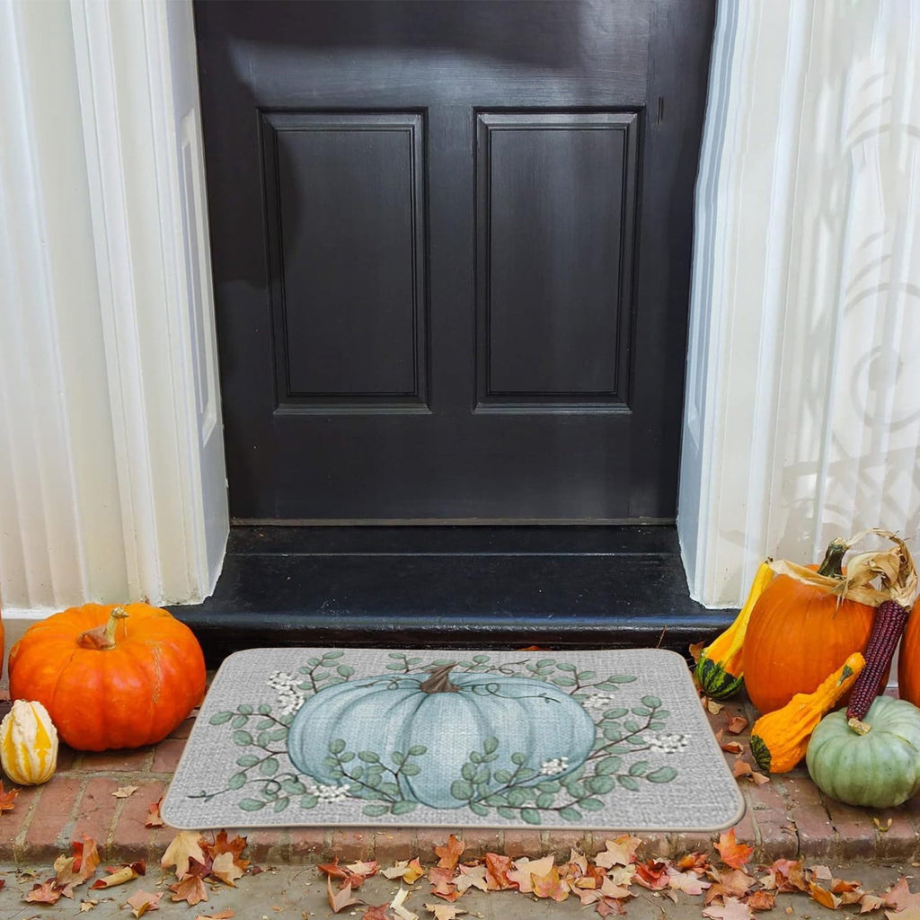 Stijggn 2pcs Halloween Area Rugs Halloween Decorations Halloween Rug Welcome Mats Outdoor Pumpkin Doormats for Floor