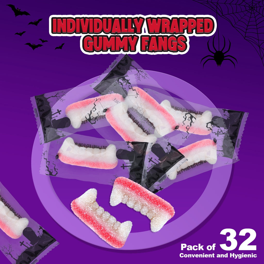 AMOS Cotton Candy Halloween Pizza, Eyeballs Candy for Party, Gluten-Free, 6 Count, 6.35 oz