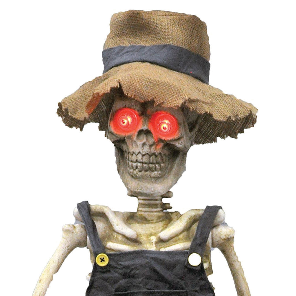 Halloween Express 39" Animated Skeleton Playing Banjo Decoration