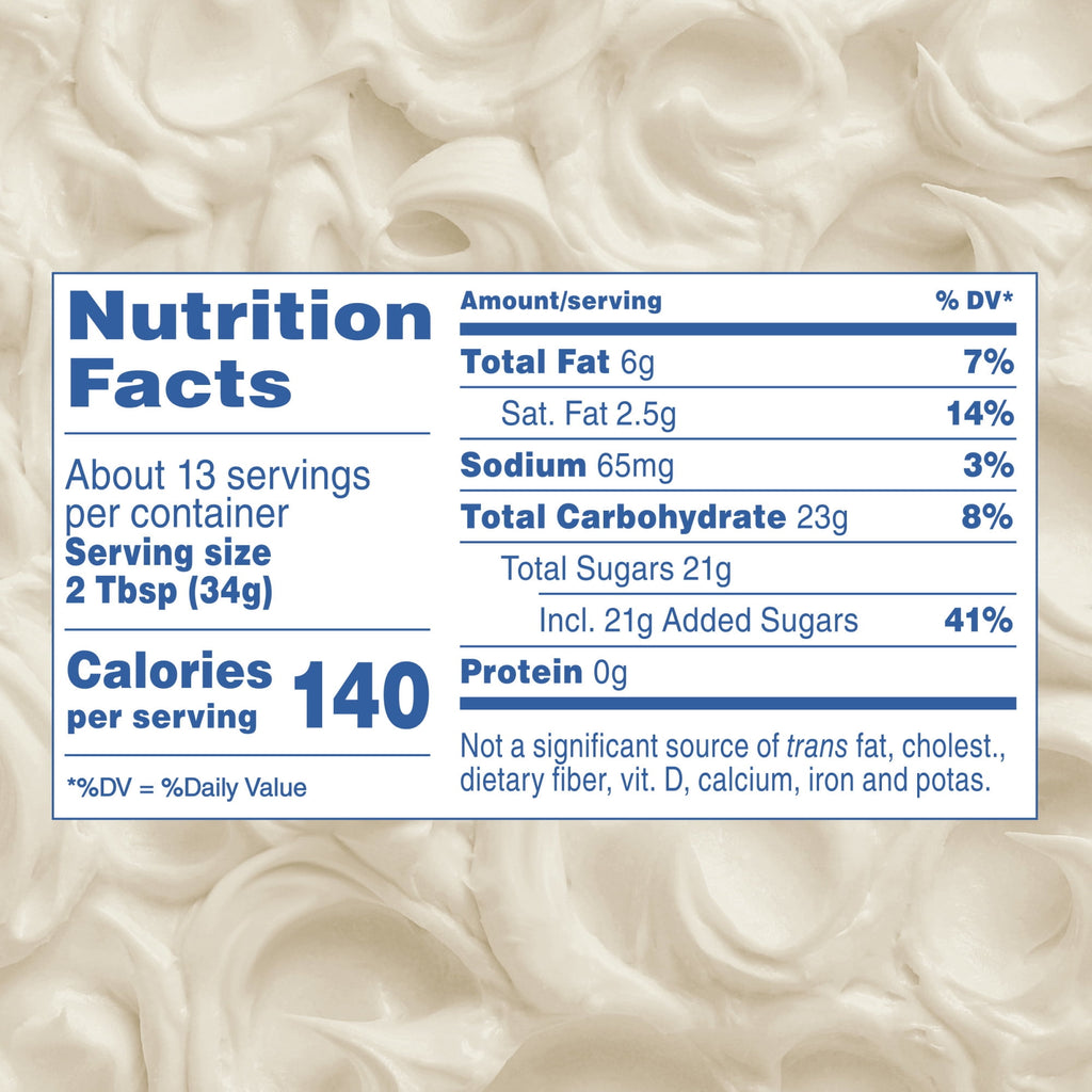 Pillsbury Creamy Supreme Vanilla Frosting, 16 oz Tub