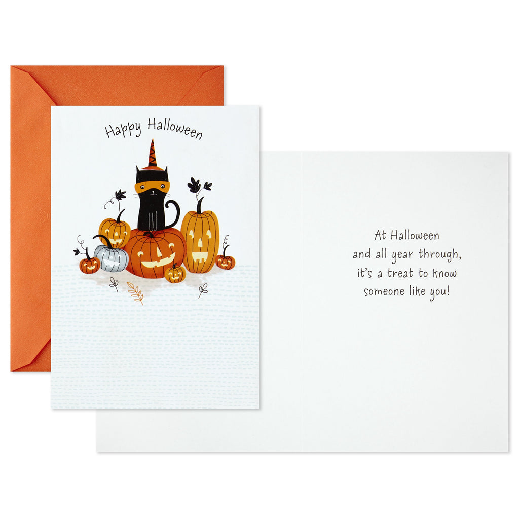 Hallmark Assorted Halloween Cards (Nostalgic Critters), 8 Count