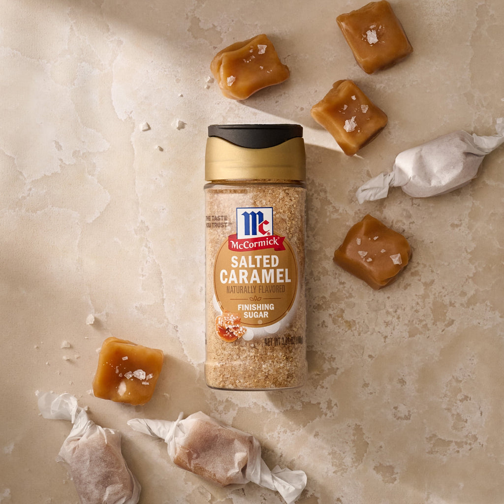 McCormick Salted Caramel Finishing Sugar, 3.81 oz Bottle