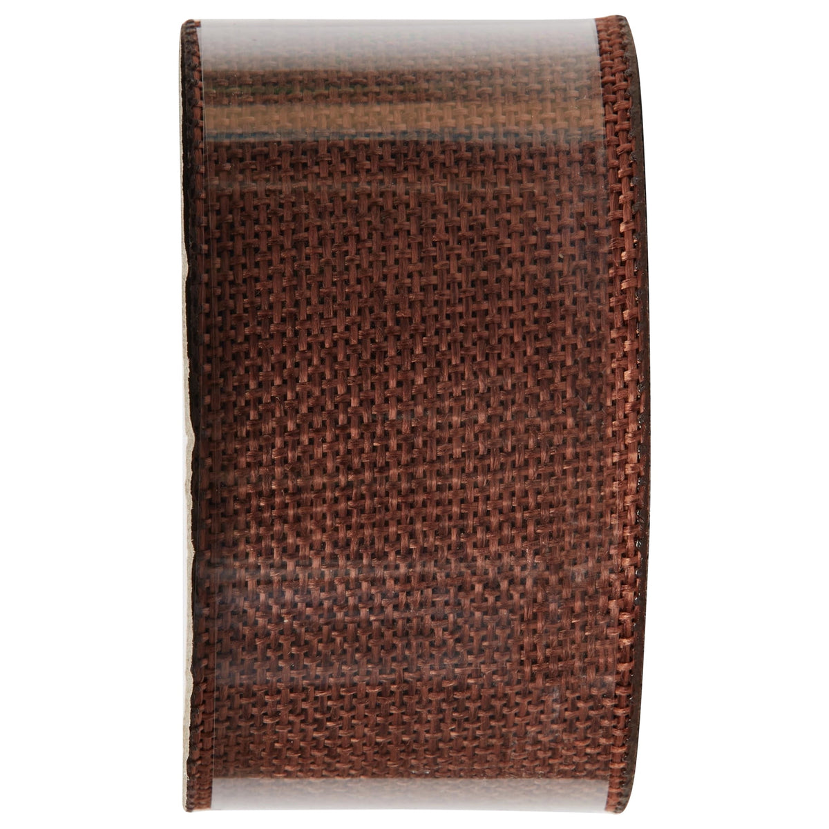 Offray Ribbon, Torrid Orange 1 1/2 inch Woven Burlap Woven Ribbon, 9 feet