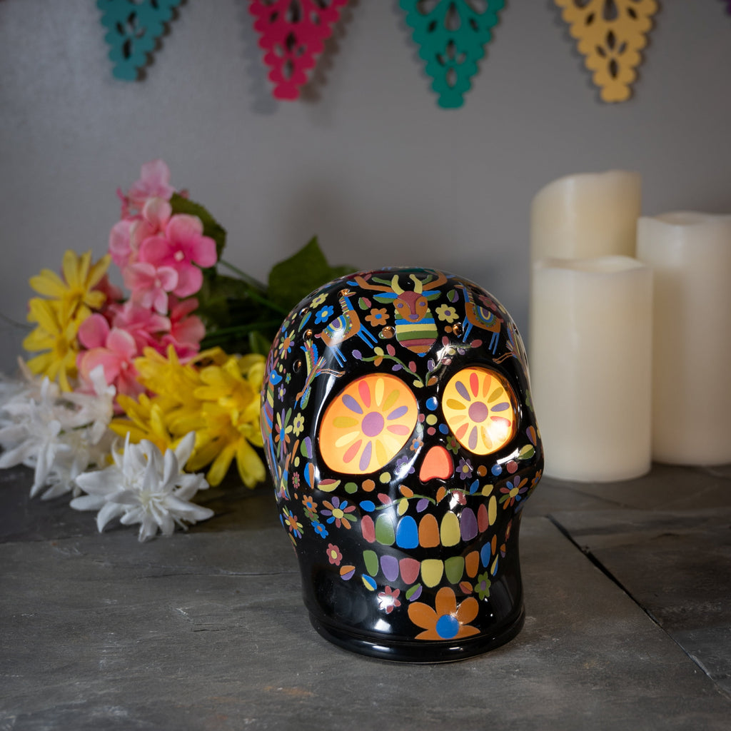 Scentsationals Wax Melt Warmer, Wax Warmer for Scented Wax Melts - Day of The Dead Collection Vistoso - Candle Wax Melter for Fragrance Cubes and Tarts