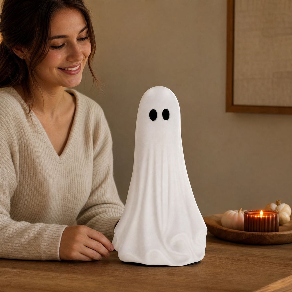 Clearance! Christmas Golden Retriever Statue with LED Lights, Cute Dog Holding Puppy Figurine, Christmas Decoration Indoor Outdoor, Gift for Kiddo Adults
