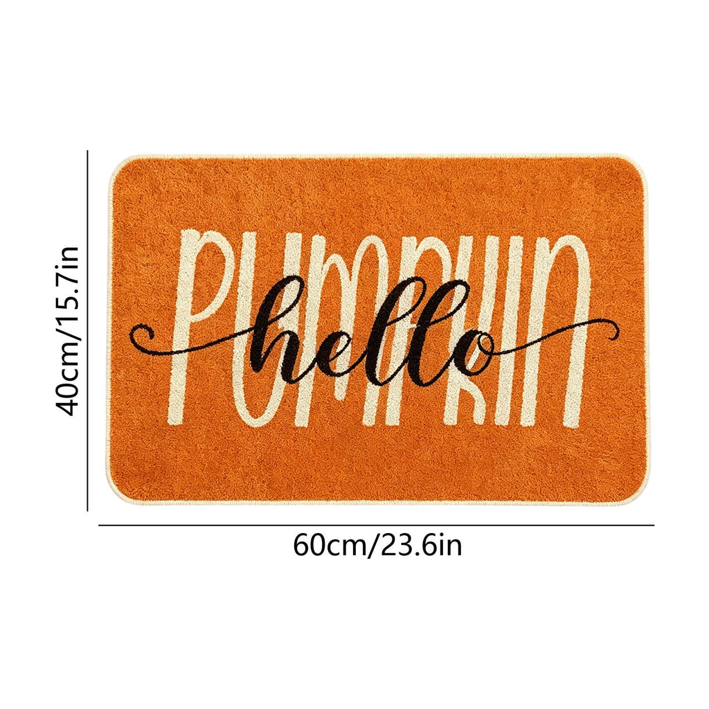 Autumn Door Mat for Entryway, 16x24 Inch, Fall-Themed Floor Doormat for Home Decor, Non-Slip Rug Mat for Living Room, Kitchen, Bedroom, Gifts for Fall Lovers (E)
