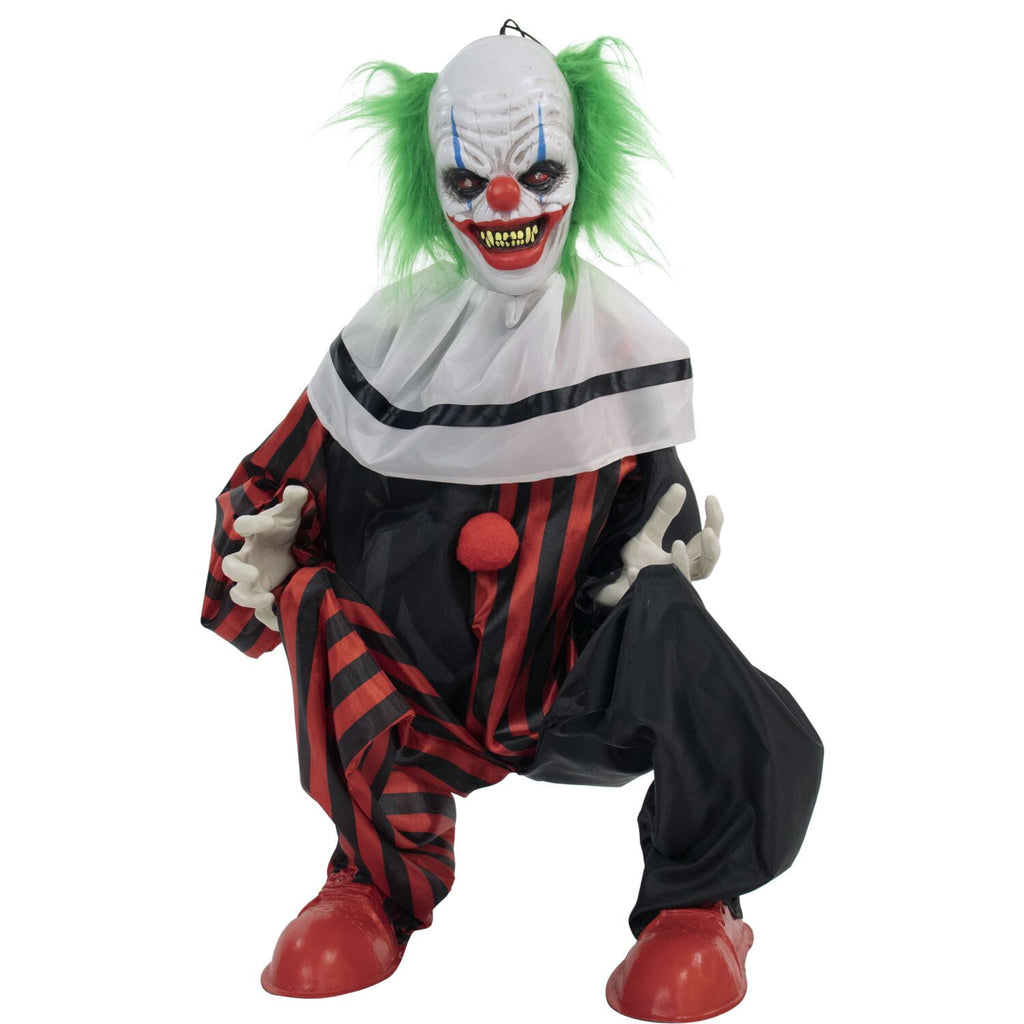 Haunted Hill Farm 1.8 ft Groundbreaker Clown-Vile, Halloween Decoration, Multi-Color, HHFJCLOWN-2LSA