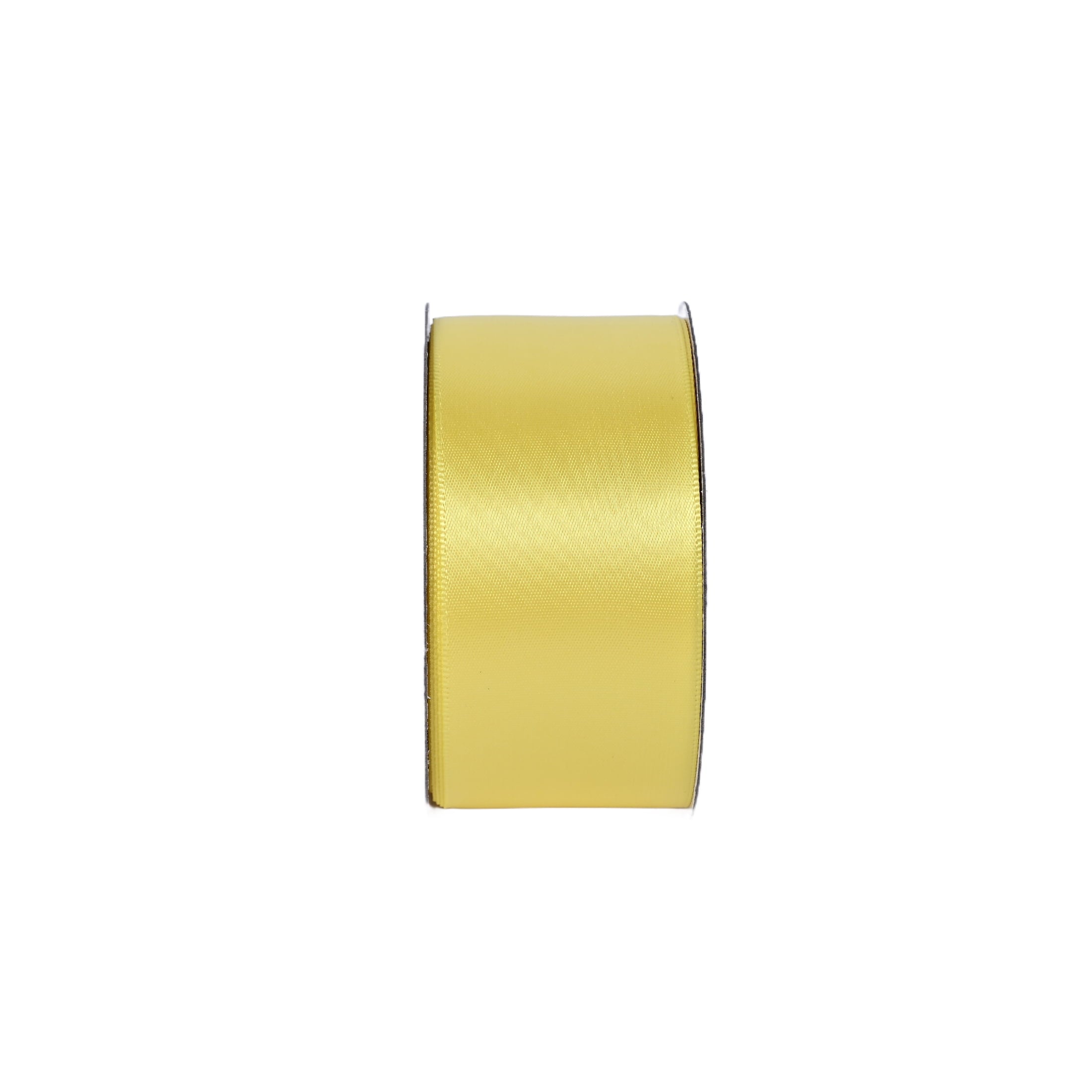 Gwen Studios 1.5" Brite Yellow Satin Ribbon, 4 Yards