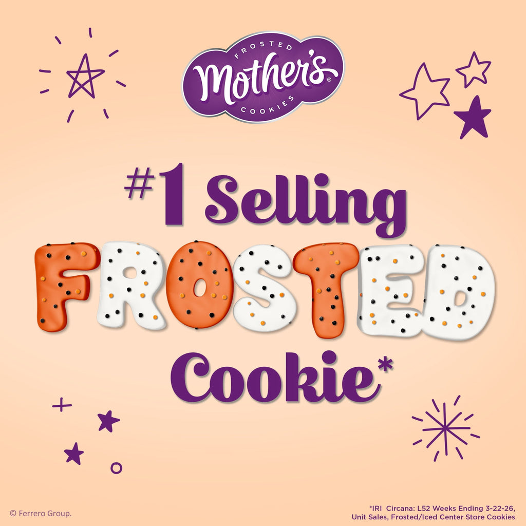 Mother's Eerie Critters, Halloween Snacks, Frosted Animal Cookies, 30 Pack, 0.5 oz Each