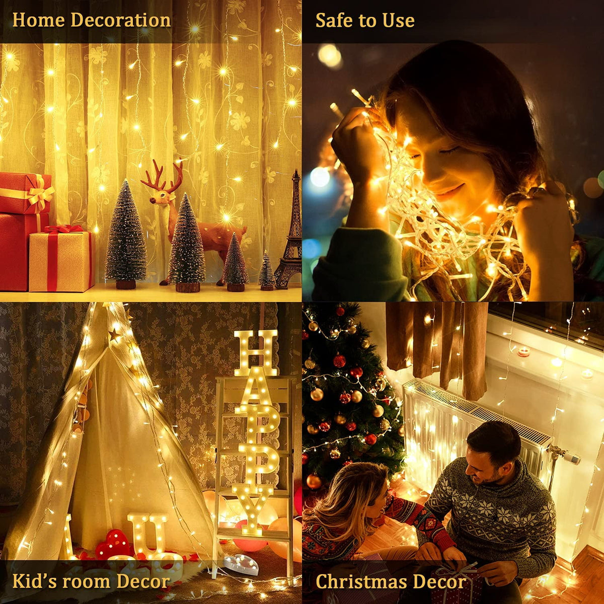 33ft 100 LED Pink Battery Lights for Bedroom, Pink Christmas String Lights with 8 Modes Remote Indoor Outdoor, Fairy Twinkle Lights for Room Party Tree Valentine