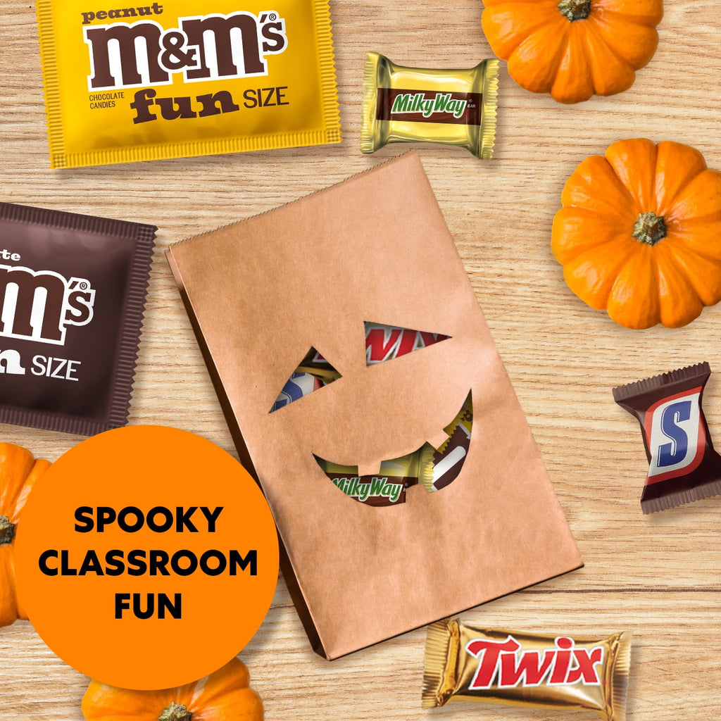 M&M's, Snickers, Twix & Milky Way Chocolate Halloween Candy Variety Pack - 120 Ct Bulk Bag