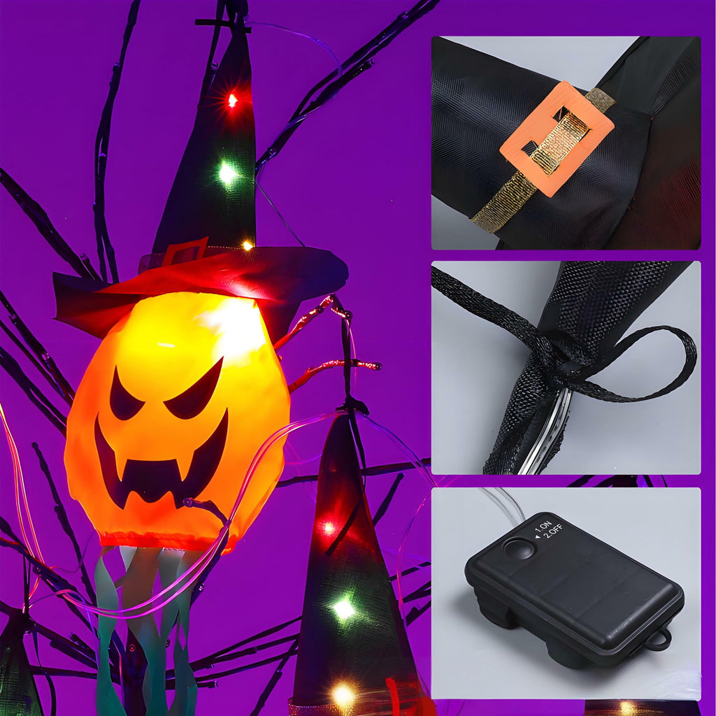MYFLOCY Halloween String Lights Indoor Outdoor Porch Courtyard Decorations ( Orange Pumpkin )