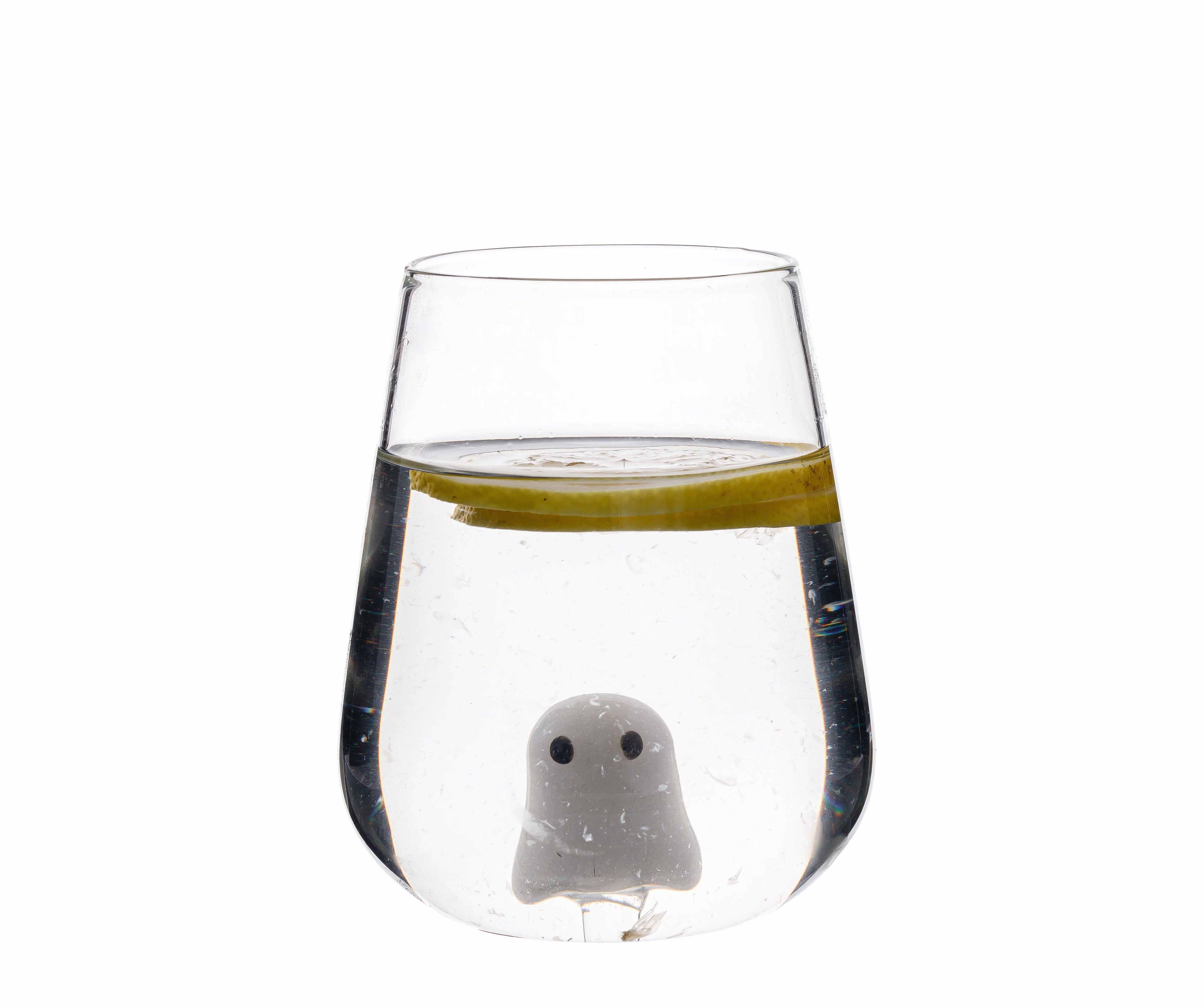 Way To Celebrate Halloween Stemless Wine Glass with Bat, 16.5 oz