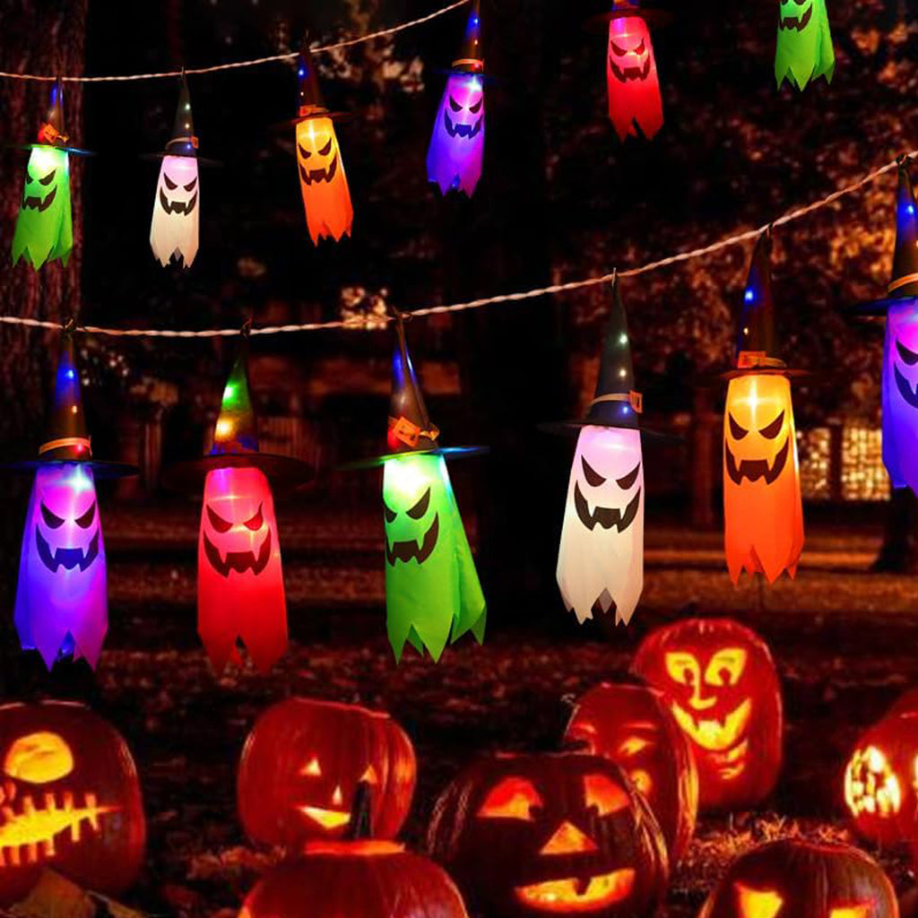 MYFLOCY Halloween String Lights Indoor Outdoor Porch Courtyard Decorations ( Orange Pumpkin )