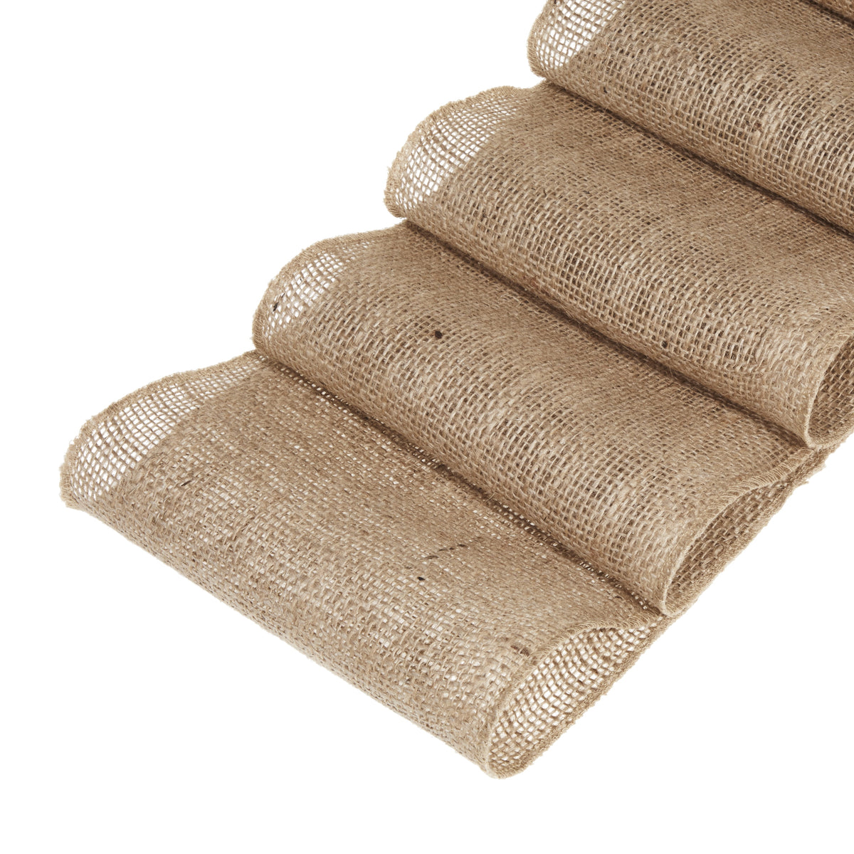 Love, Laugh, Craft Jute Naturalistic Needlework Fabric Precut Roll, 8" x 5-Yards, Natural