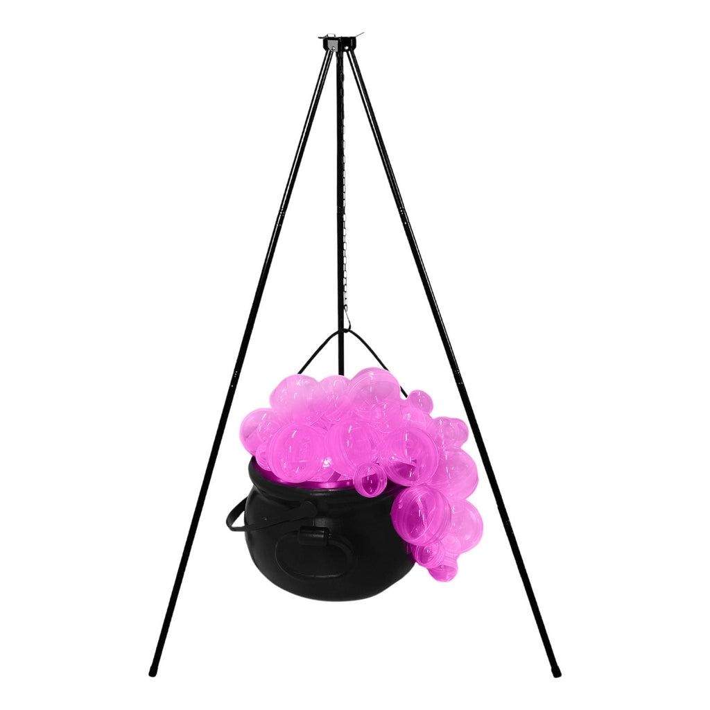 Muecwrye Halloween Decorations Outdoor, Halloween Clearance! Halloween Witches Cauldron on Tripod with Lights, DIY Bubbling Cauldron Set Decor for Home Porch Outside, Halloween Party Supplies