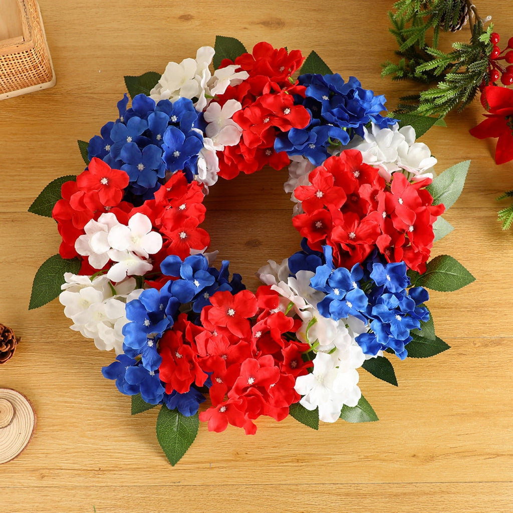 Gcvizuso Halloween Crescent Floral Wreath, Orange Red Rose Hydrangea Fall Front Door Decor for Autumn Harvest Celebration