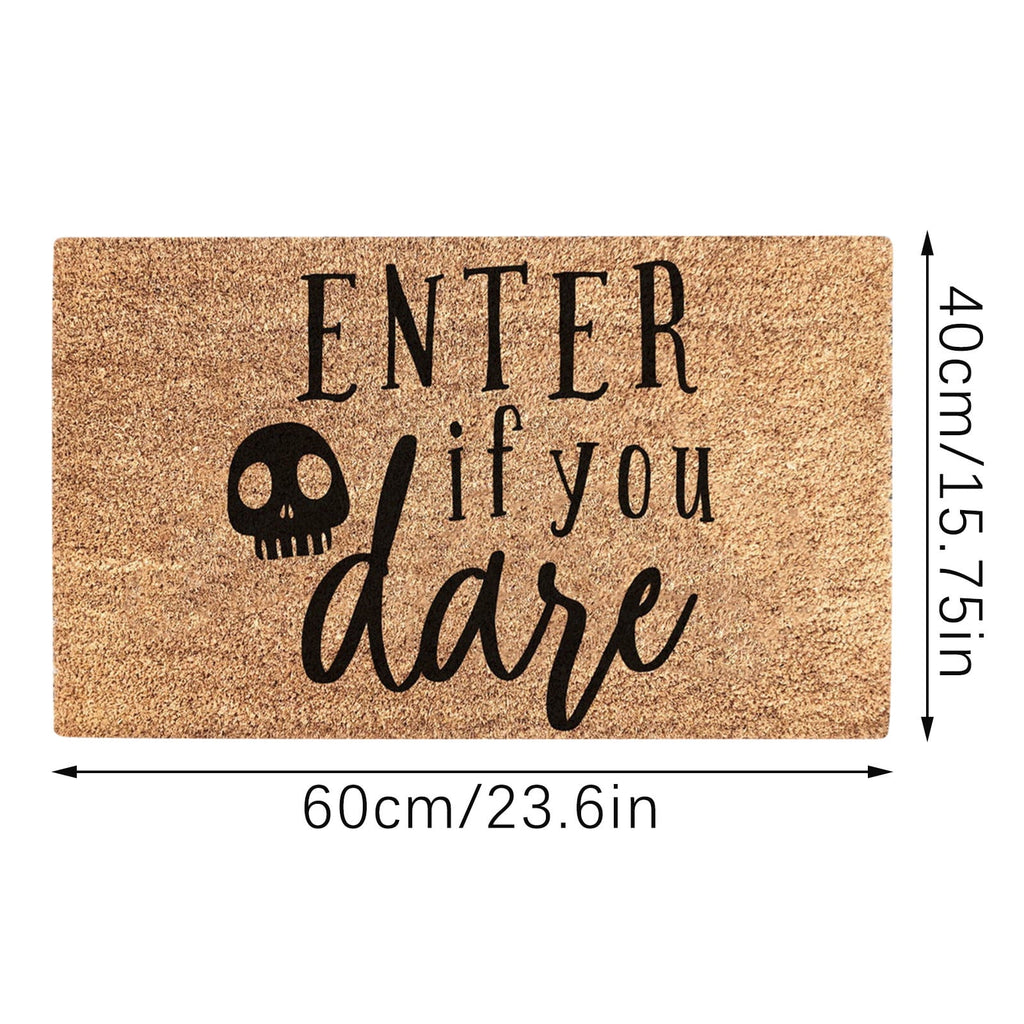 ZToonmas 15" x 23" Vintage Halloween Rugs, Halloween Horror Print Outdoor Rugs Floor Mat Hallway Kitchen Foot Mat Soft Non-Slip
