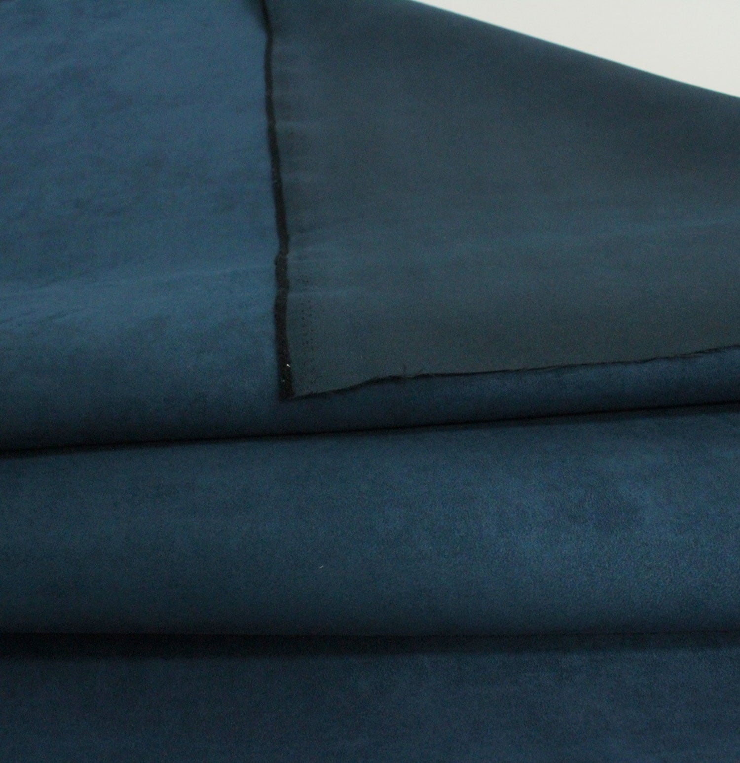 Mybecca Suede 58" Width - 100% Polyester Faux Craft Fabric By the Yard - Color: Black