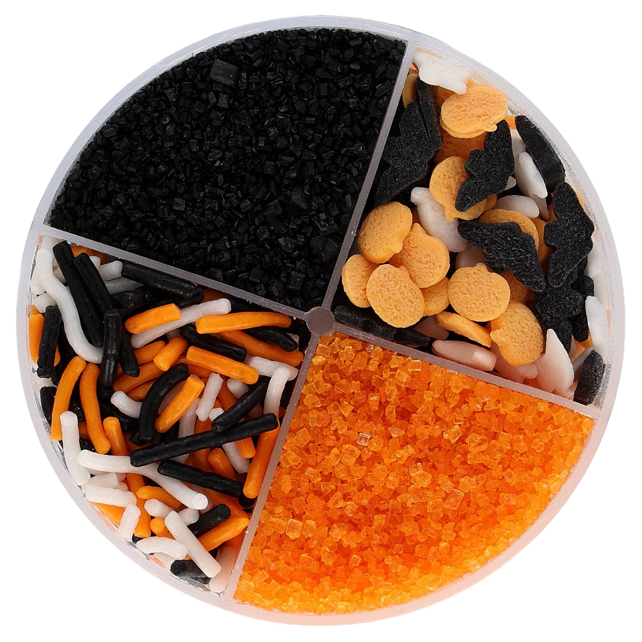 Great Value Halloween 4-Cell Decorating Sprinkle Mix, 4.7 oz