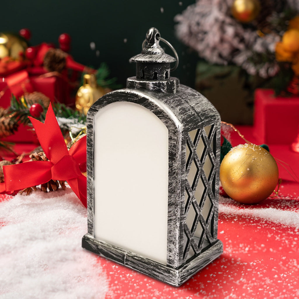 Clearance!Christmas Sublimation LED Lantern, DIY LED Lantern Light Blank, Christmas Sublimation LED Lantern Light Decoration, DIY Heat Printing Sublimation Lantern for Home Christmas Decoration