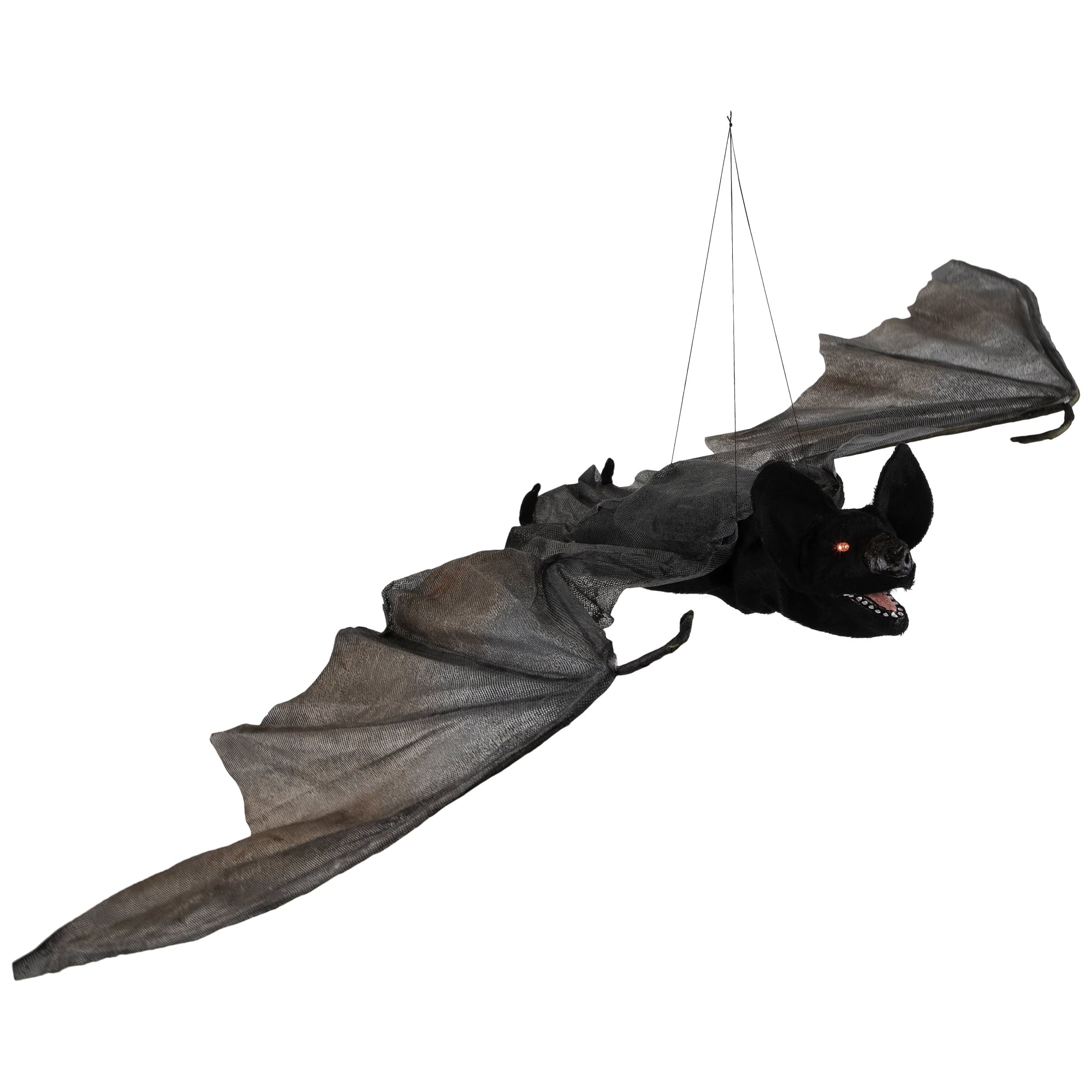 Northlight LED Lighted Animated Halloween Bat with Wings - 48"