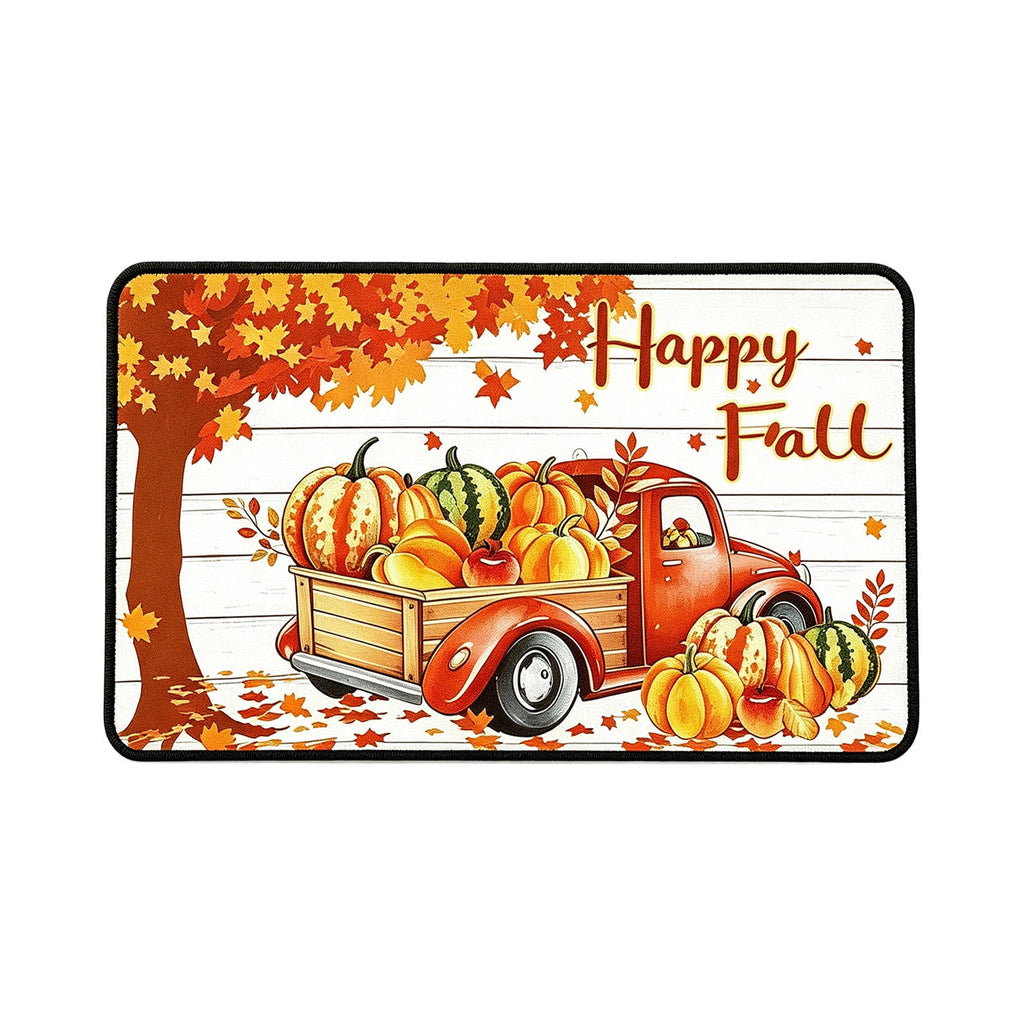 Autumn Door Mat for Entryway, 16x24 Inch, Fall-Themed Floor Doormat for Home Decor, Non-Slip Rug Mat for Living Room, Kitchen, Bedroom, Gifts for Fall Lovers (E)