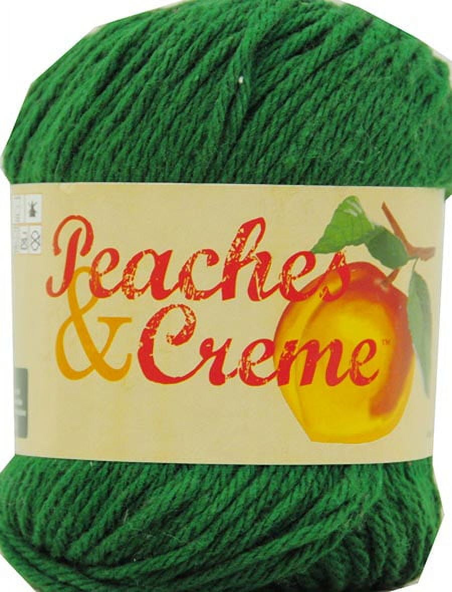 (3 pack) Peaches & Creme Solid 4 Medium Cotton Yarn, Ecru 2.5oz/70.9g, 120 Yards
