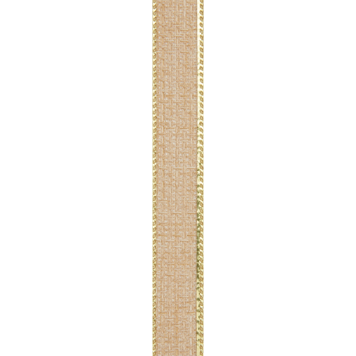 (4 pack) Offray Ribbon, Natural Gold 5/8 inch Galena Metallic Ribbon for Wedding, Crafts, and Gifting, 9 feet, 1 Each