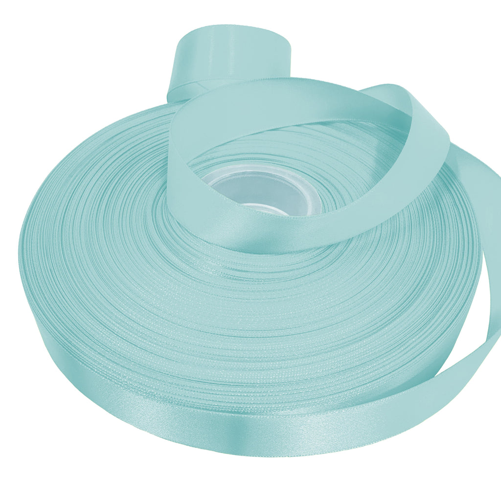 White Single Faced Satin Ribbon, 7/8" x 100 Yards by Gwen Studios