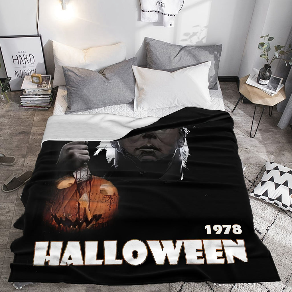Jbralid This is My Horror Movie Watching Blanket, Horror Movie Blanket, Halloween Blanket, Scary Movie Blanket, Horror Blanket Gifts for Halloween 40x50 in