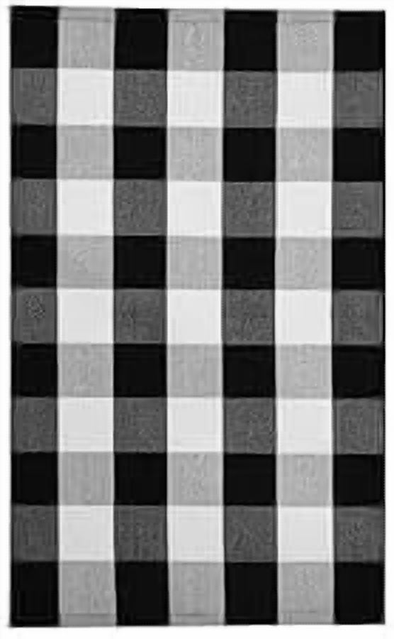 HearthHarmony Buffalo Plaid Area Rugs 2x3 Ft Brown and Black Checkered Rugs Washable Front Door Mat Hand Woven Cotton Outdoor Small Rug for Front Porch Kitchen Entryway Patio Bathroom