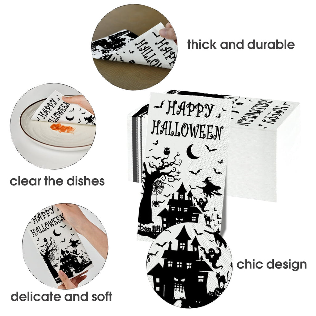 Sm:)e Ghoost Halloween Paper Napkins 100PCS